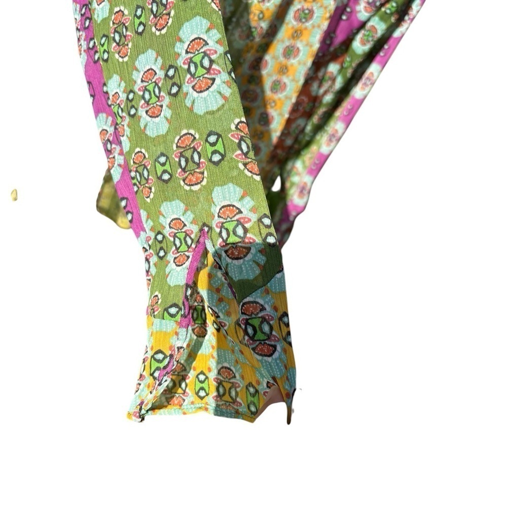 Zara Multicolor Geometric Pattern Top - Picture 7 of 7